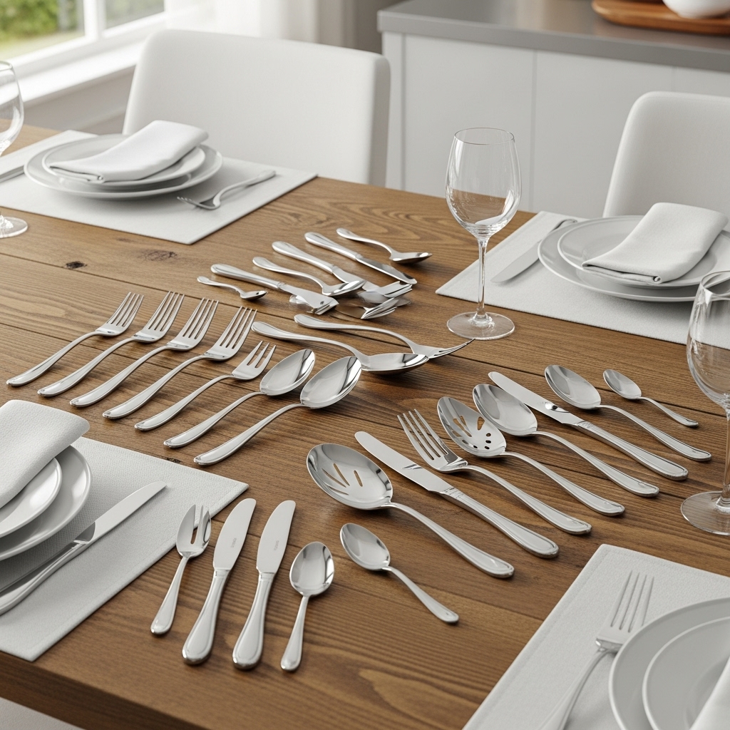 Corelle Vitrelle 45-Piece Cutlery Set