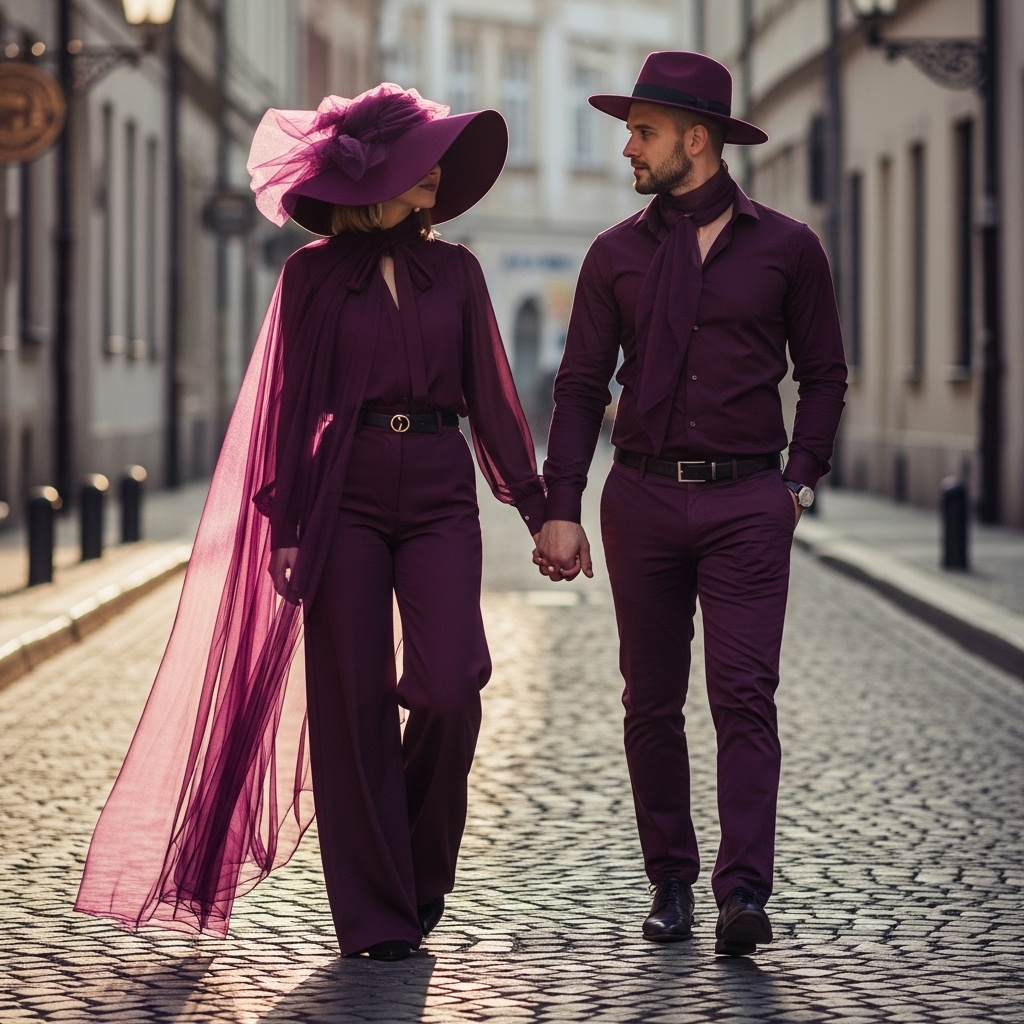 Deep Plum Monochrome