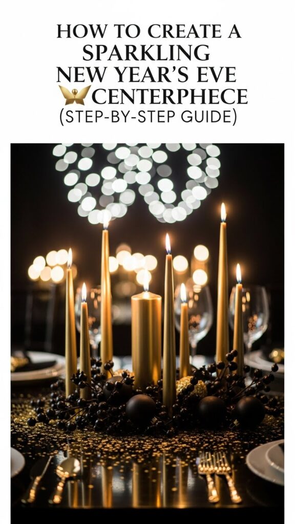 How to Create a Sparkling New Year’s Eve Centerpiece