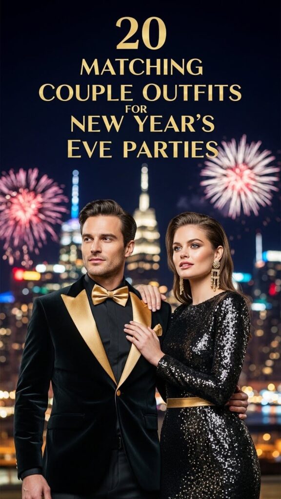 20 Matching Couple Outfits for New Year’s Eve Parties