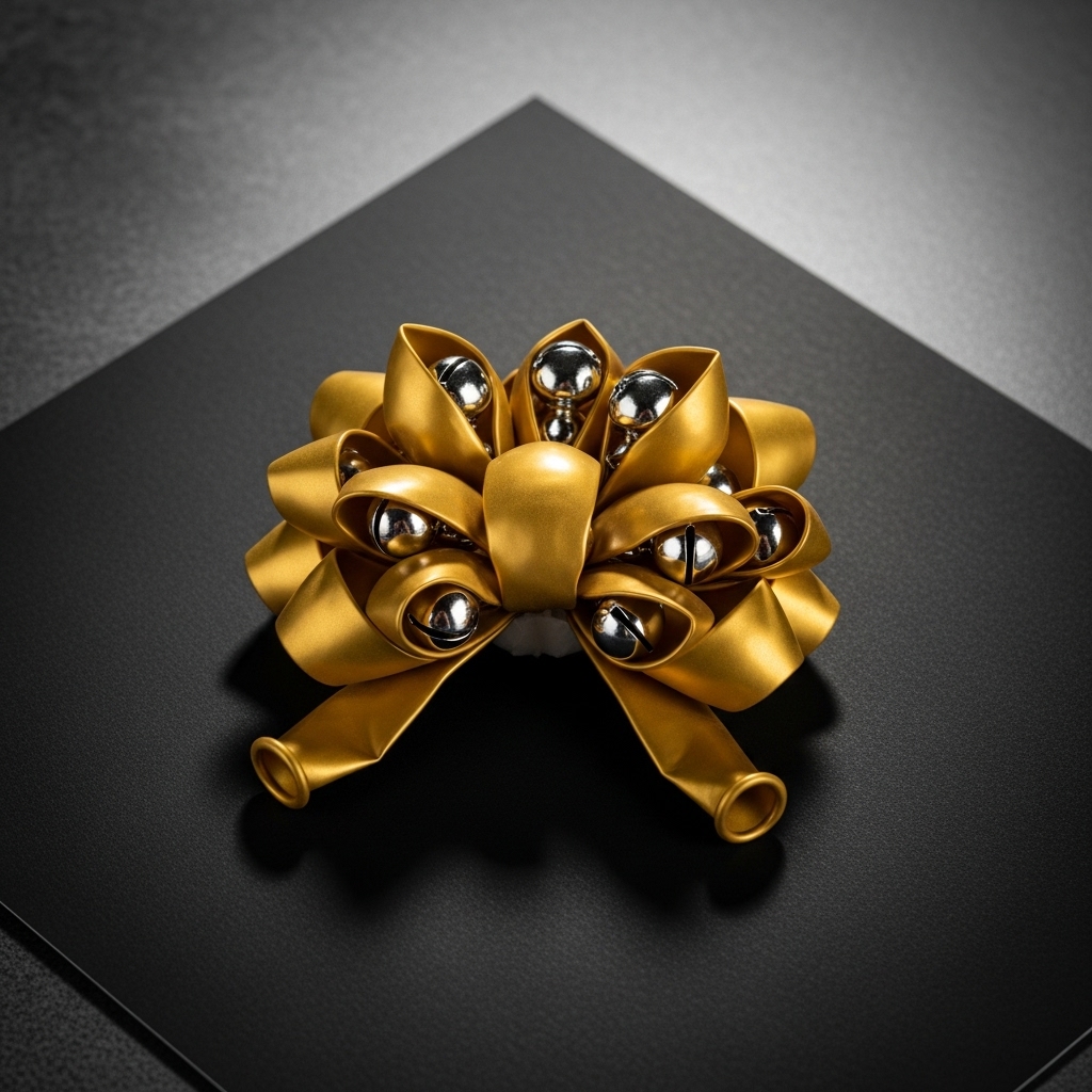 Metallic Balloon Bow
