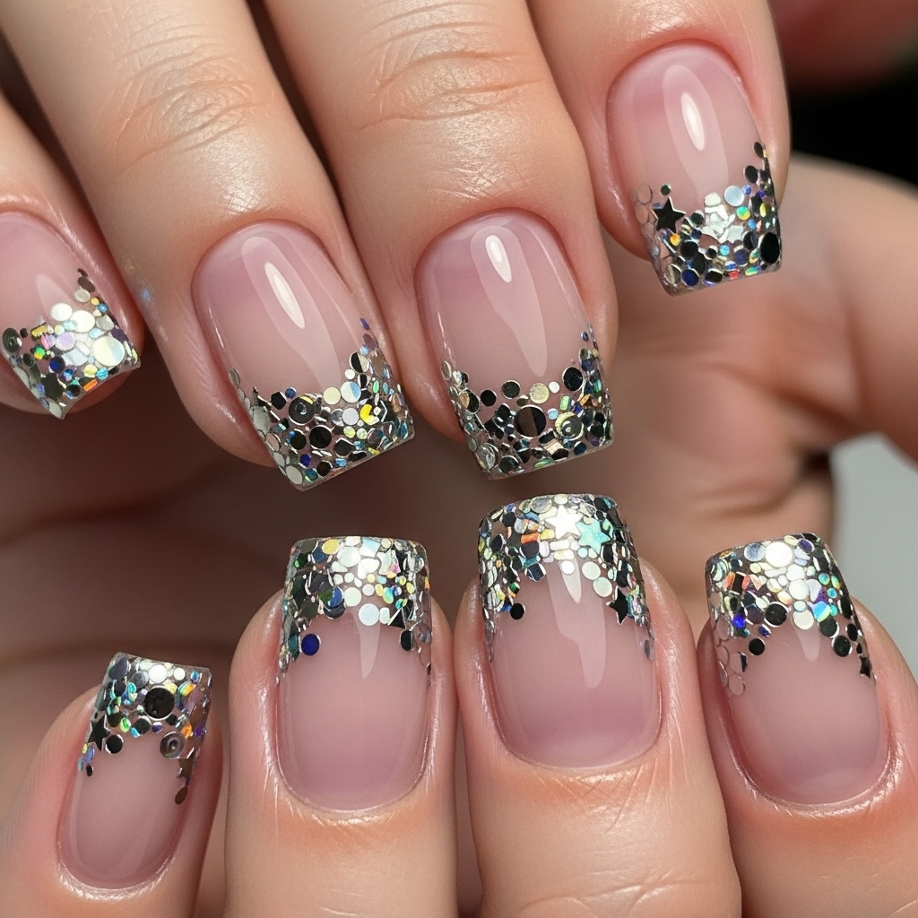 Metallic Confetti Frenchie