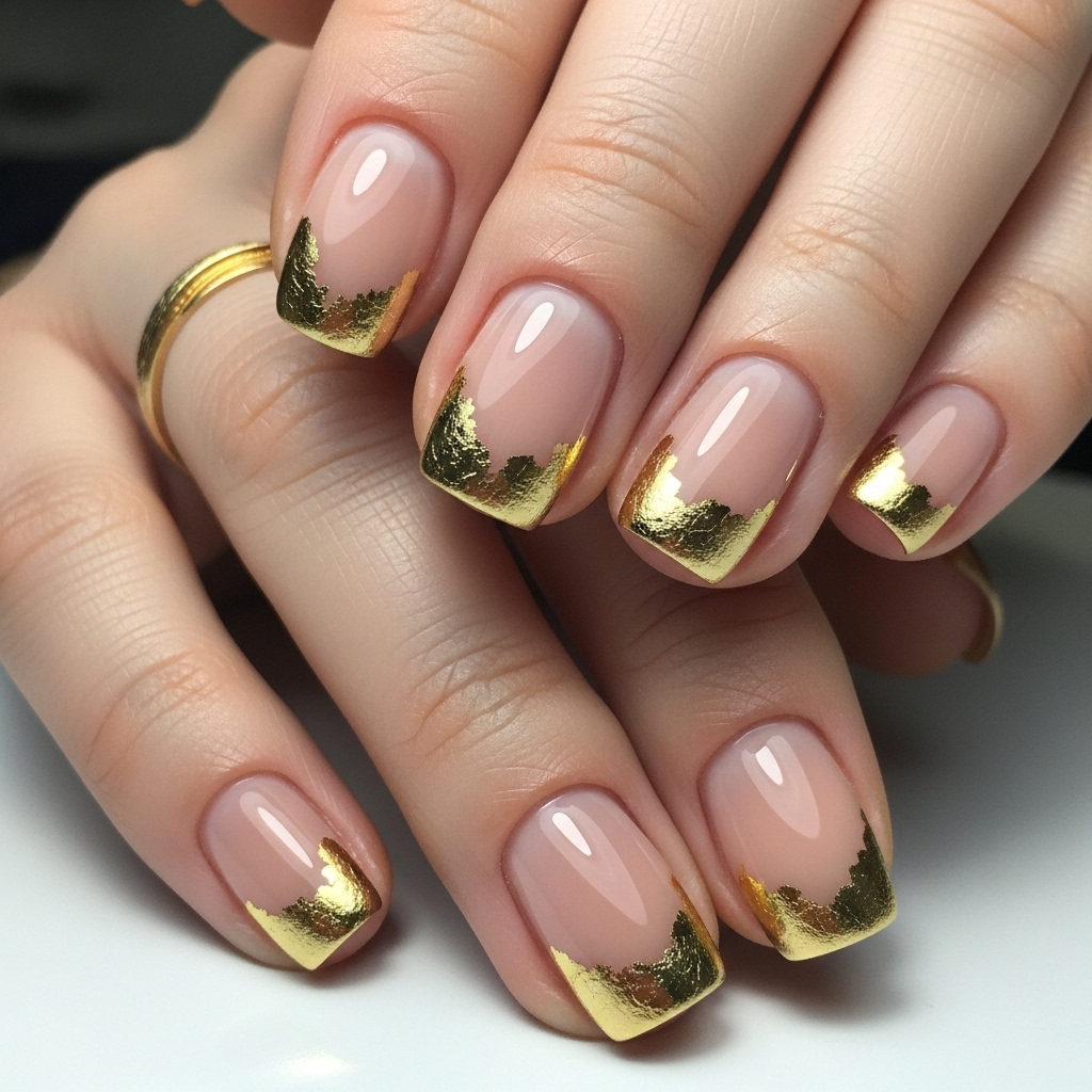Minimalist Gold Foil Tips