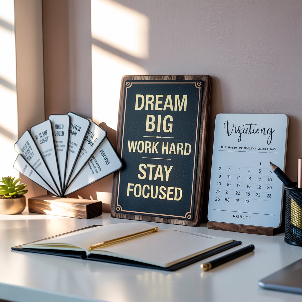 Motivational Desktop Accessories