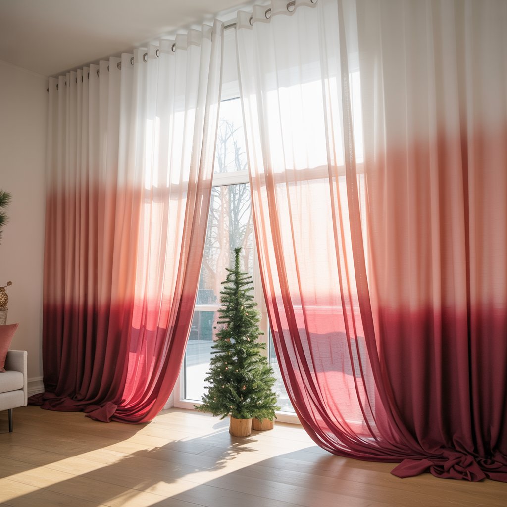 Multi-Colored Ombre Curtains