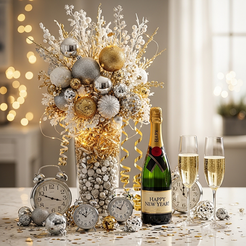 New Year’s Eve centerpiece