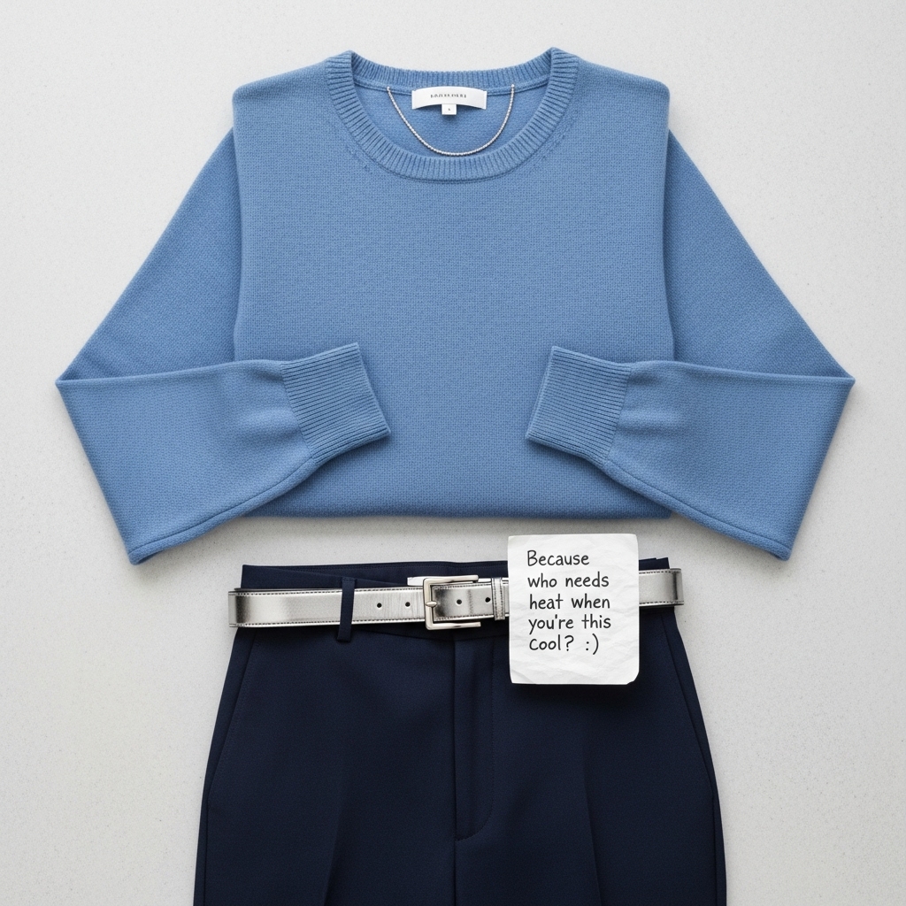 Powder Blue + Navy + Metallic