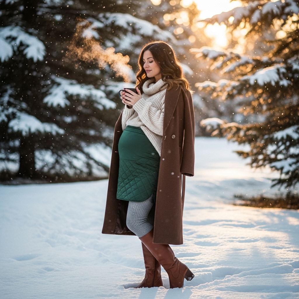 Quilted or Satin-Lined Skirts