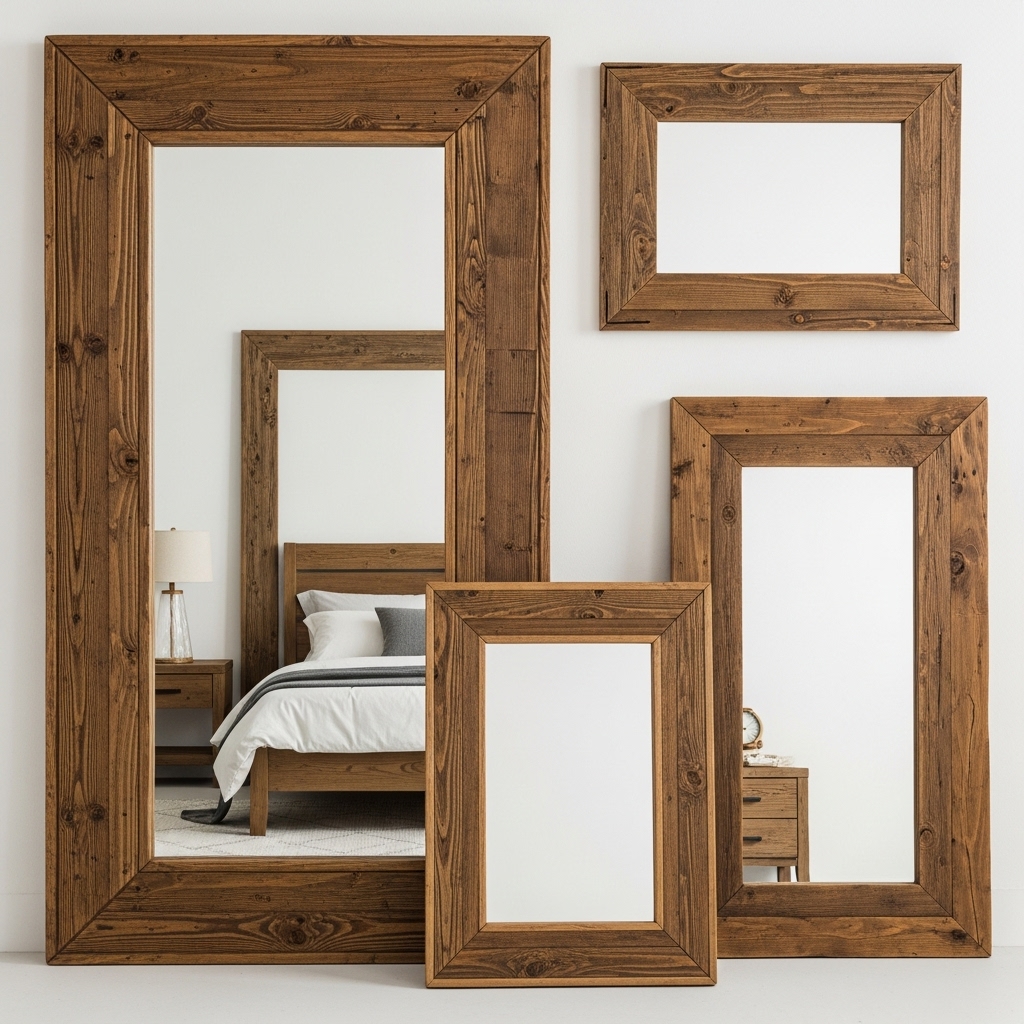 Rustic Wooden Mirrors