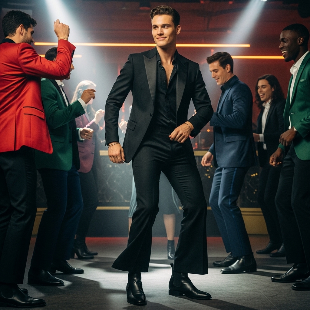 Satin Lapel Elegance