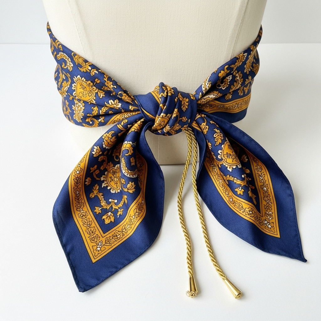 Silk Scarf Sash
