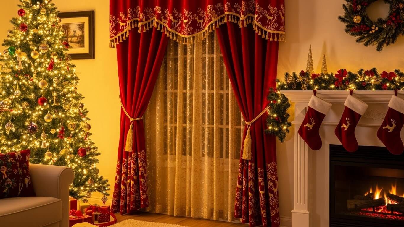 Stunning Christmas Curtains