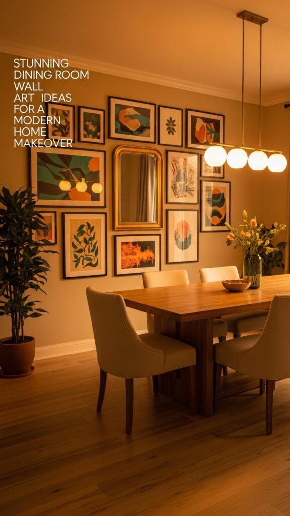 Stunning Dining Room Wall Art Ideas for a Modern Home Makeover