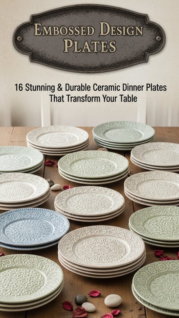 Stunning & Durable Ceramic Dinner Plates That Transform Your Table