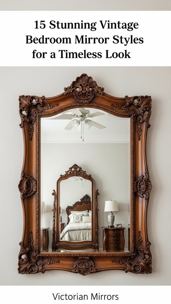 Stunning Vintage Bedroom Mirror Styles