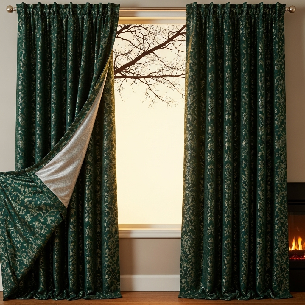 Thermal Blackout Curtains in Holiday Hues