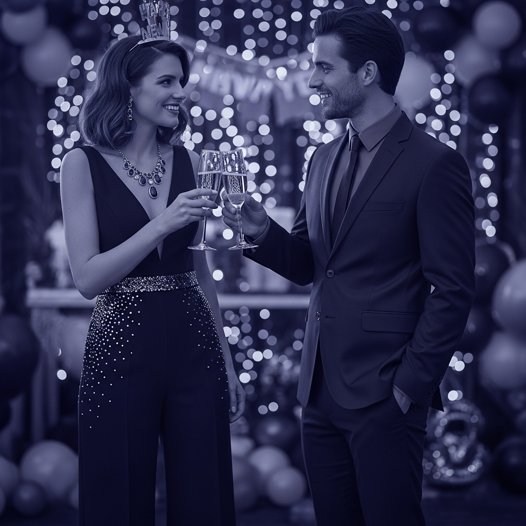 monochrome matching couple outfits 