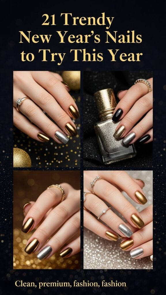 21 New Year Nails Designs to Start the Year