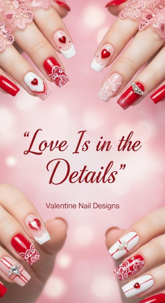 15 Valentine Nails Ideas That Perfectly Match Your Love Aesthetic
