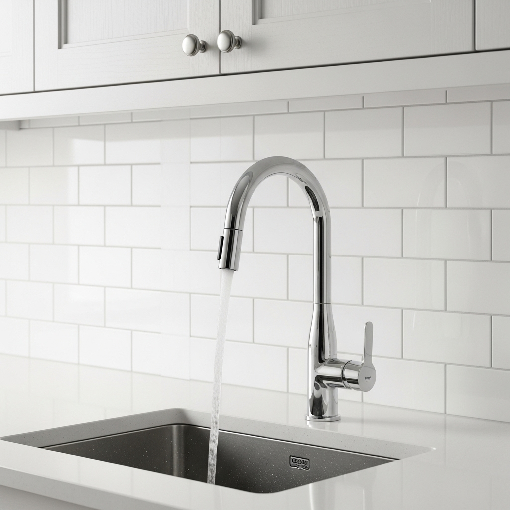 5. Grohe Eurosmart Low Arc Kitchen Faucet 