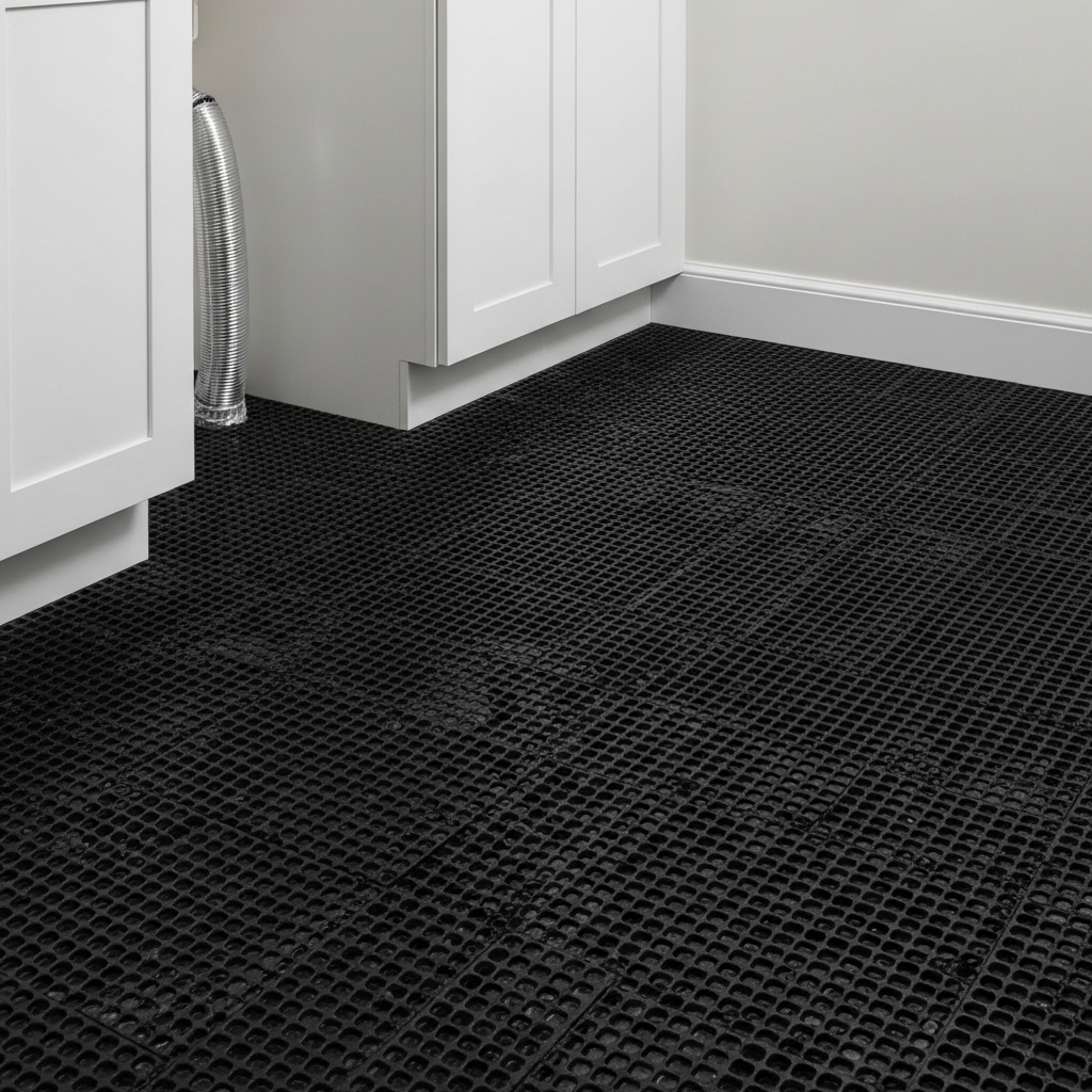 Black Rubber Flooring