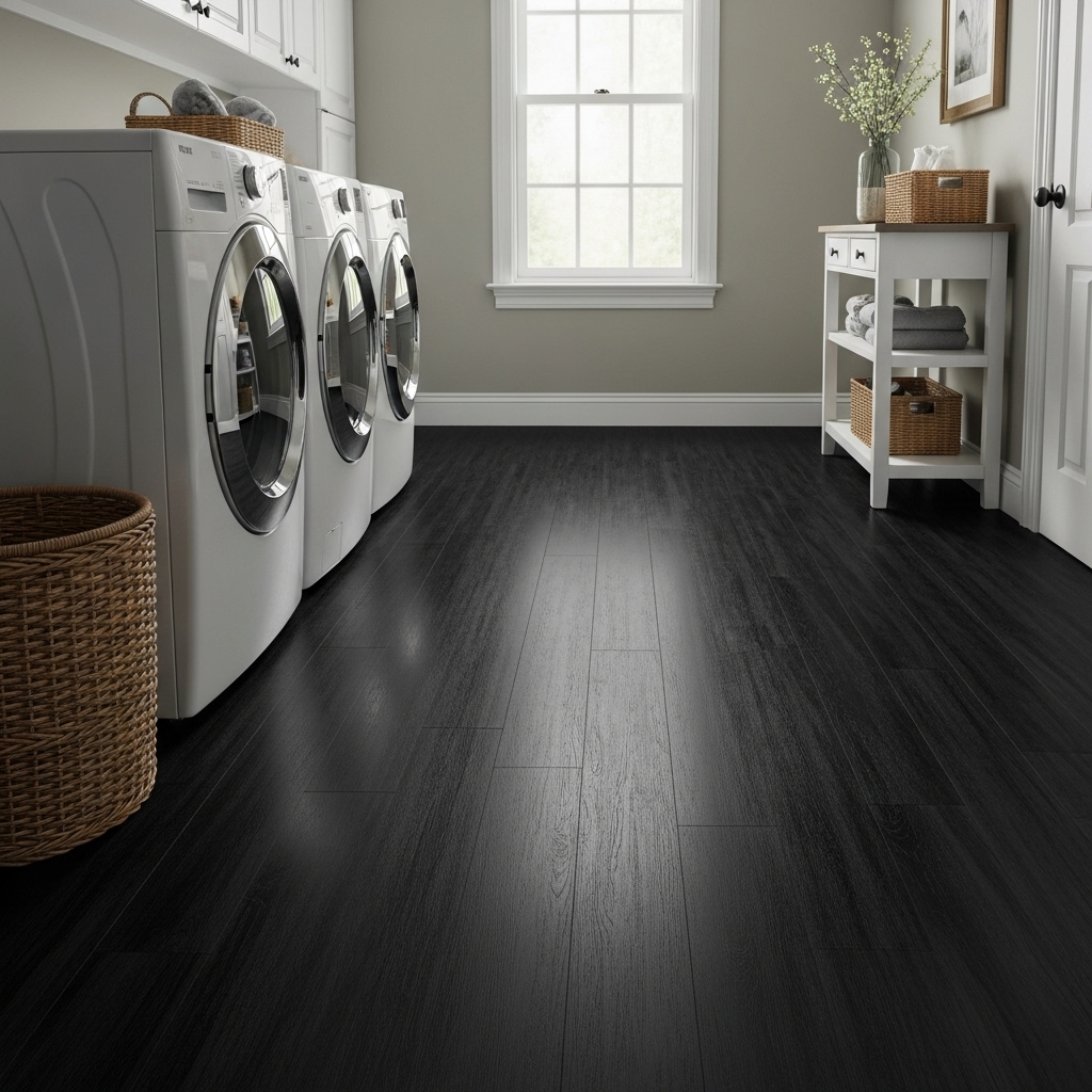 Black Vinyl Flooring