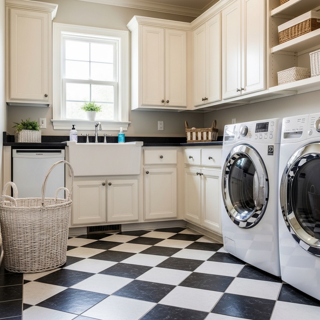 Black and White Checkerboard