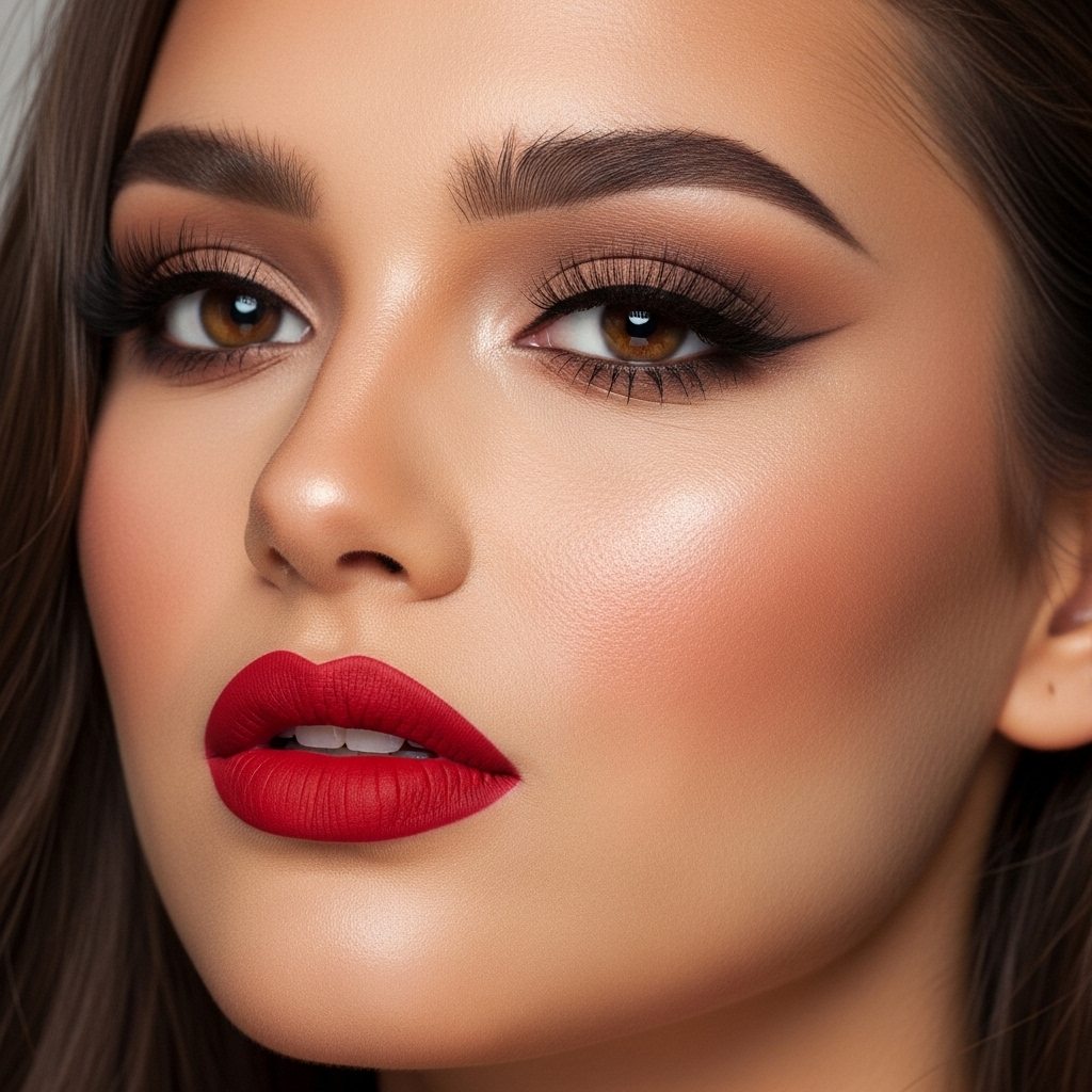 Classic Red Lip Siren
