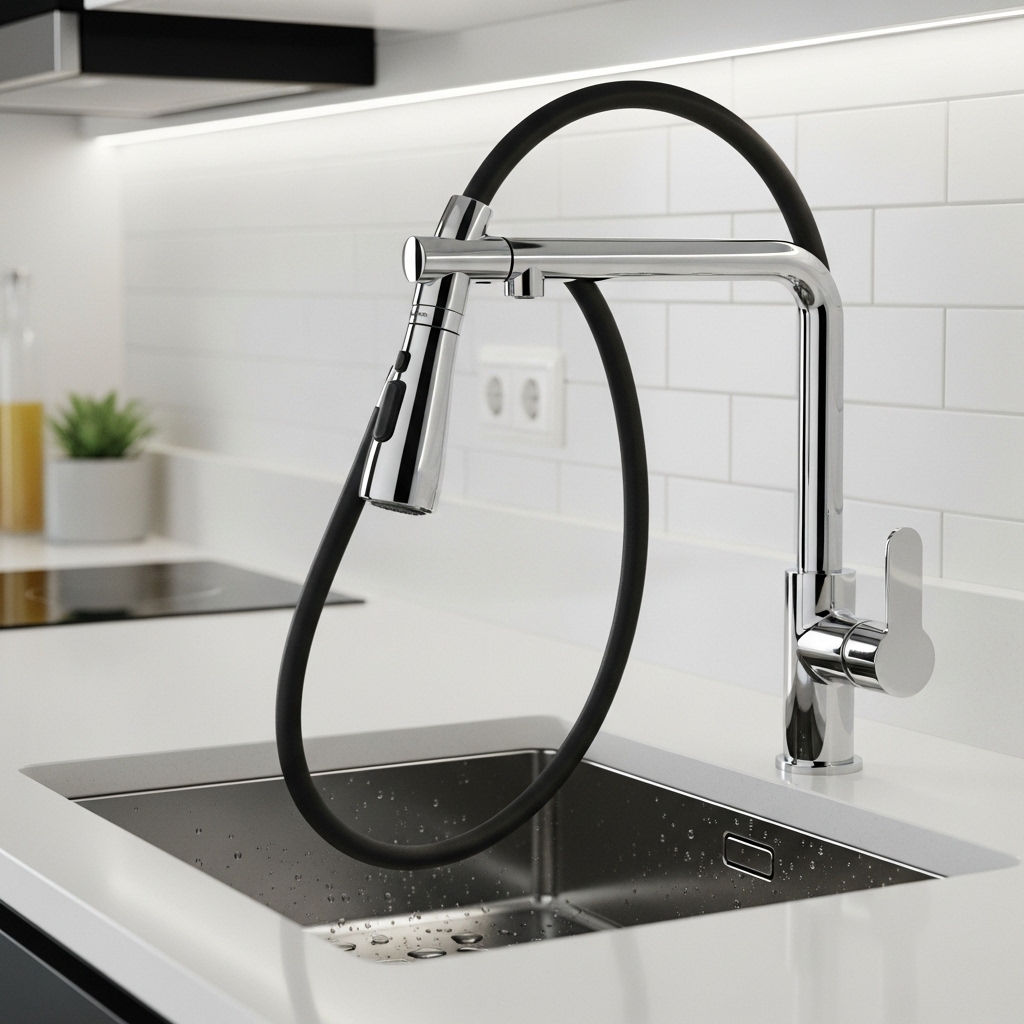 Hansgrohe Talis S Pull-Out Kitchen Faucet 