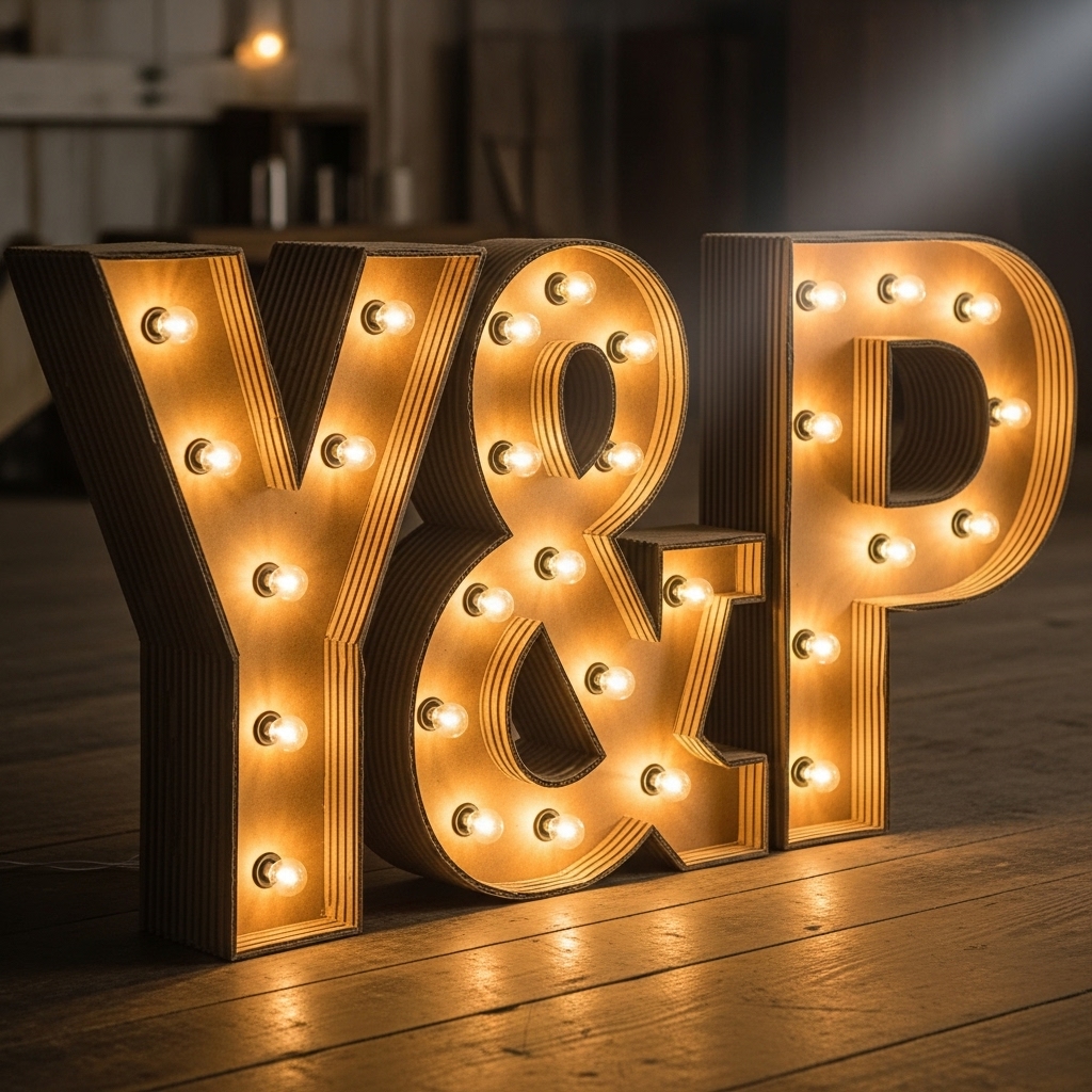 Illuminated Marquee Letters