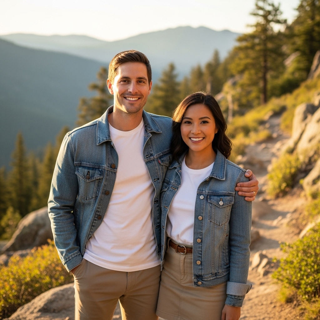 Jean Jacket + White Tee