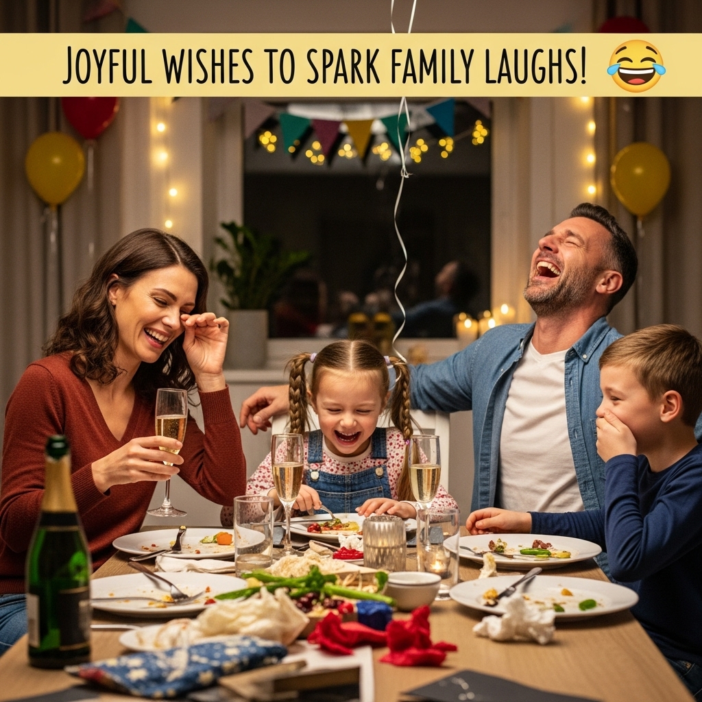 Joyful Wishes to Spark Family Laughs