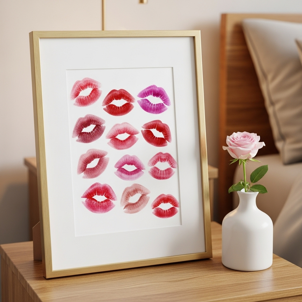 Lipstick Kiss Art 
