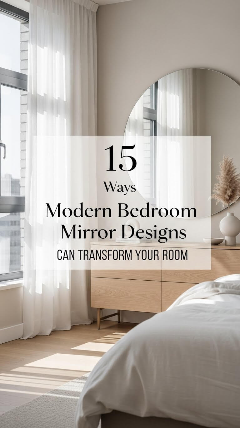 15 Ways Modern Bedroom Mirror Designs Can Transform Your Room - Home ...