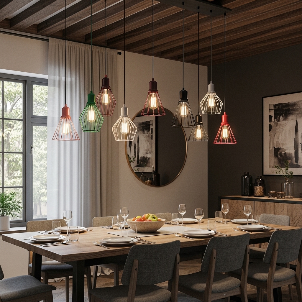 Multi-Colored Fixtures