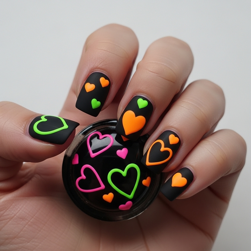 Neon Hearts Pop