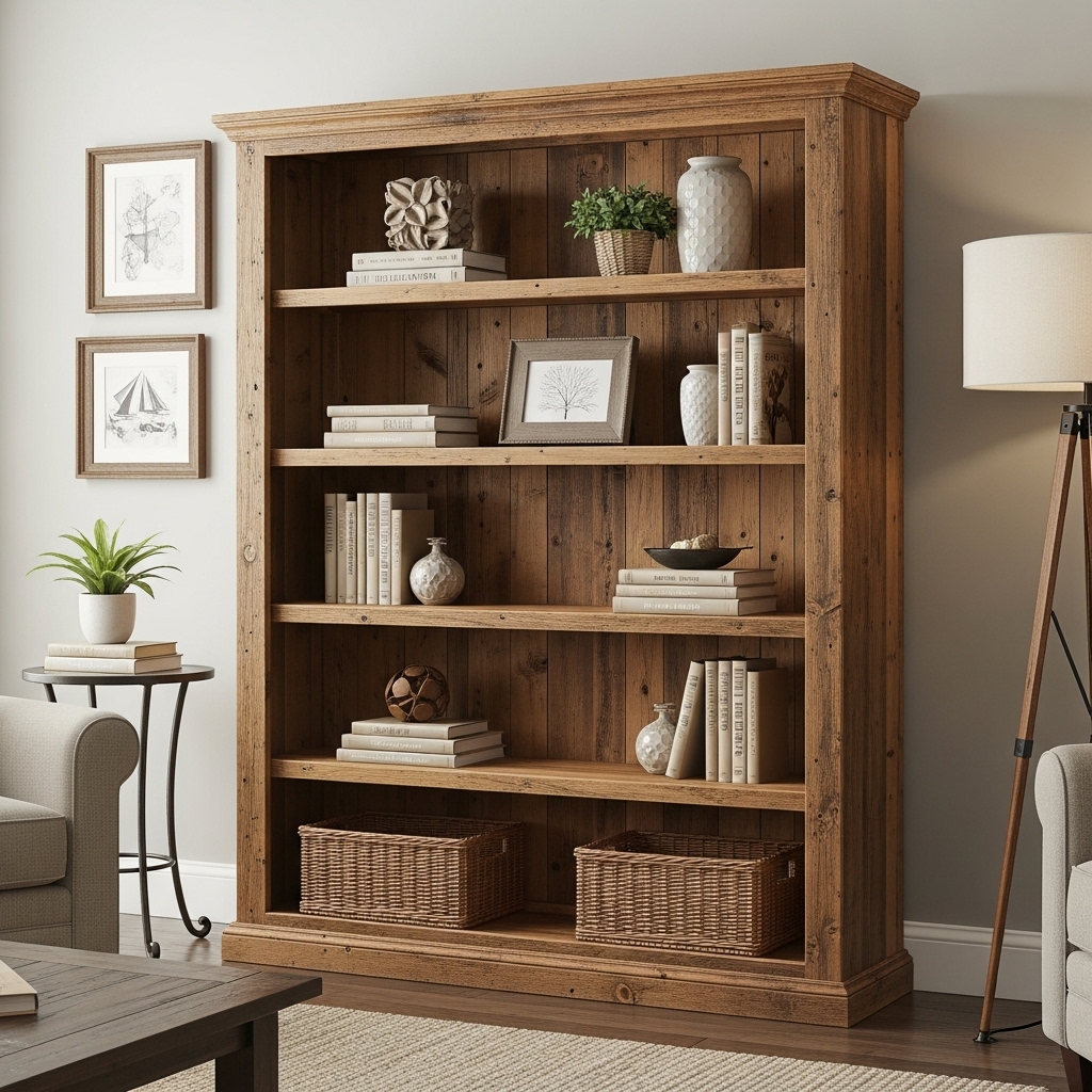 Reclaimed Wood Bookcases