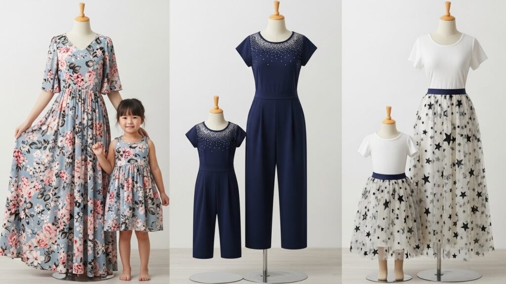 Special Moments Matching Mom and Kid Outfit Ideas 