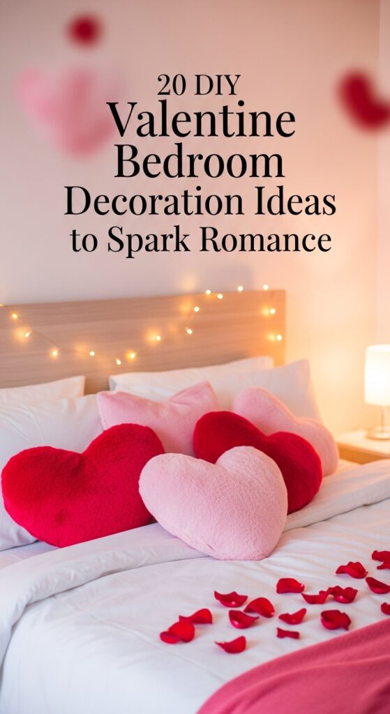 20 DIY Valentine Bedroom Decoration Ideas to Spark Romance