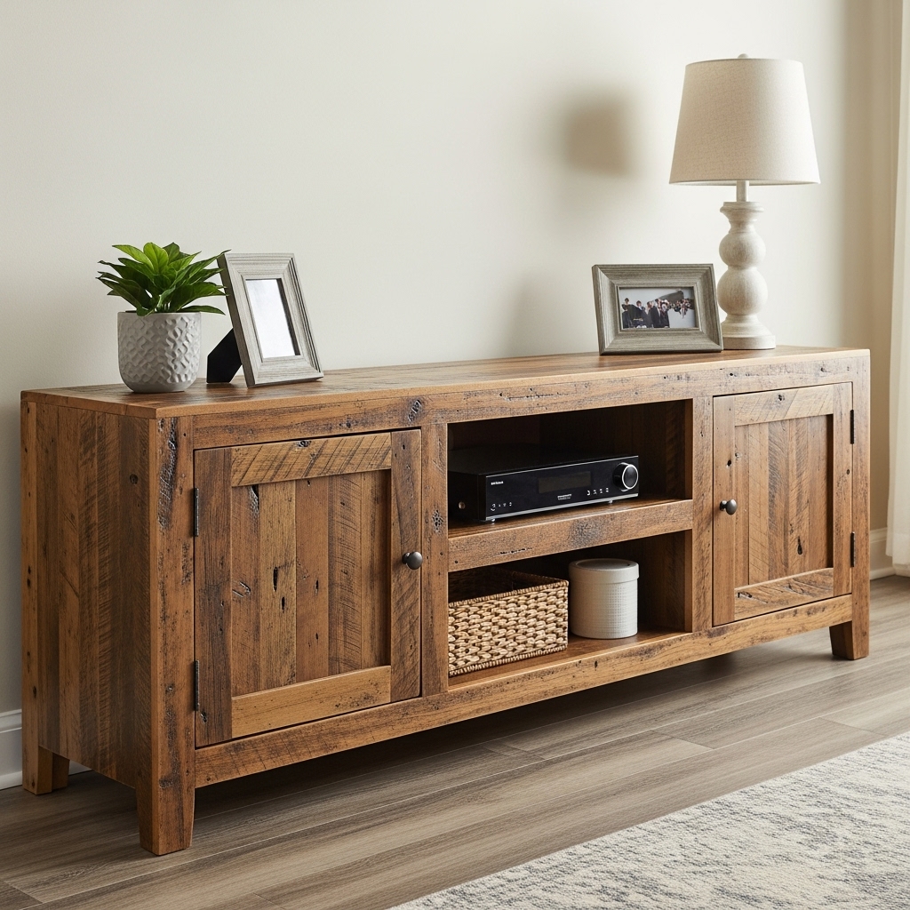 Rustic Media Consoles