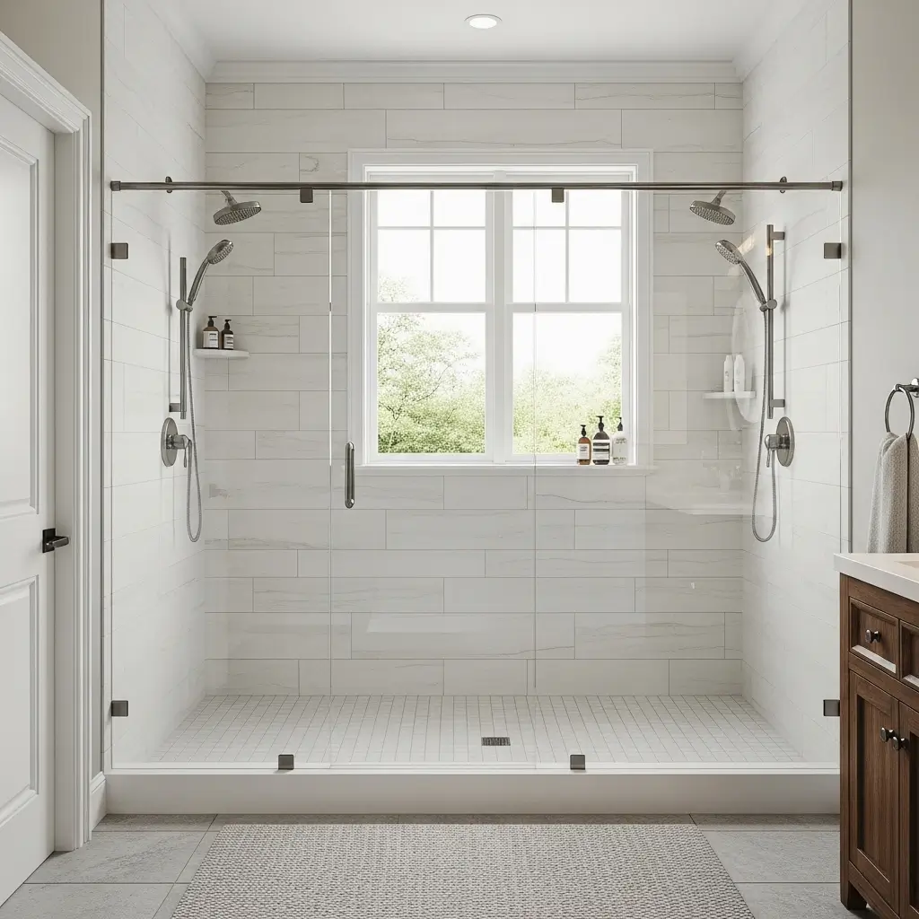 Seamless Glass Showers