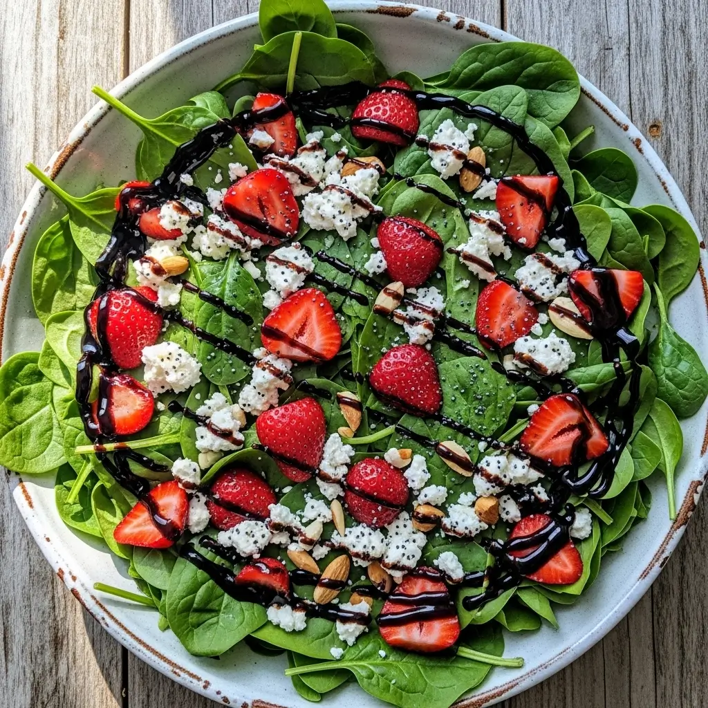 Strawberry Spinach Salad