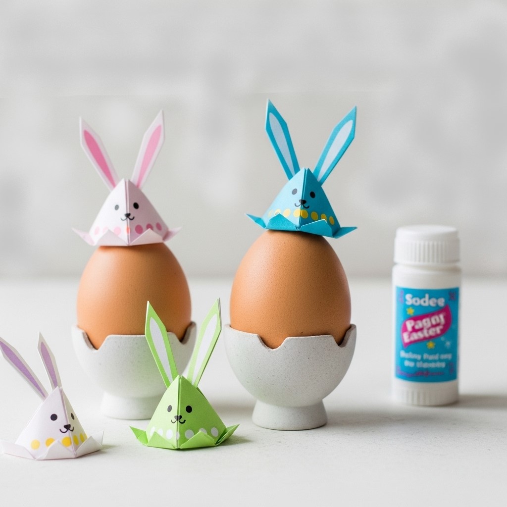 Origami Egg Toppers
