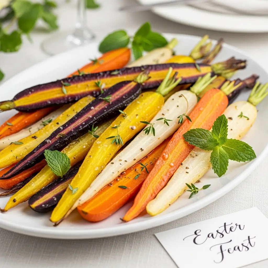 Roasted Rainbow Carrots