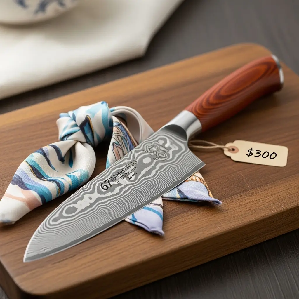 Zen Pop Damascus Gyuto 240mm