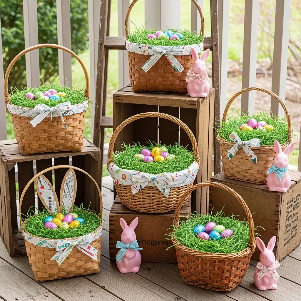 Porch Bunny Baskets