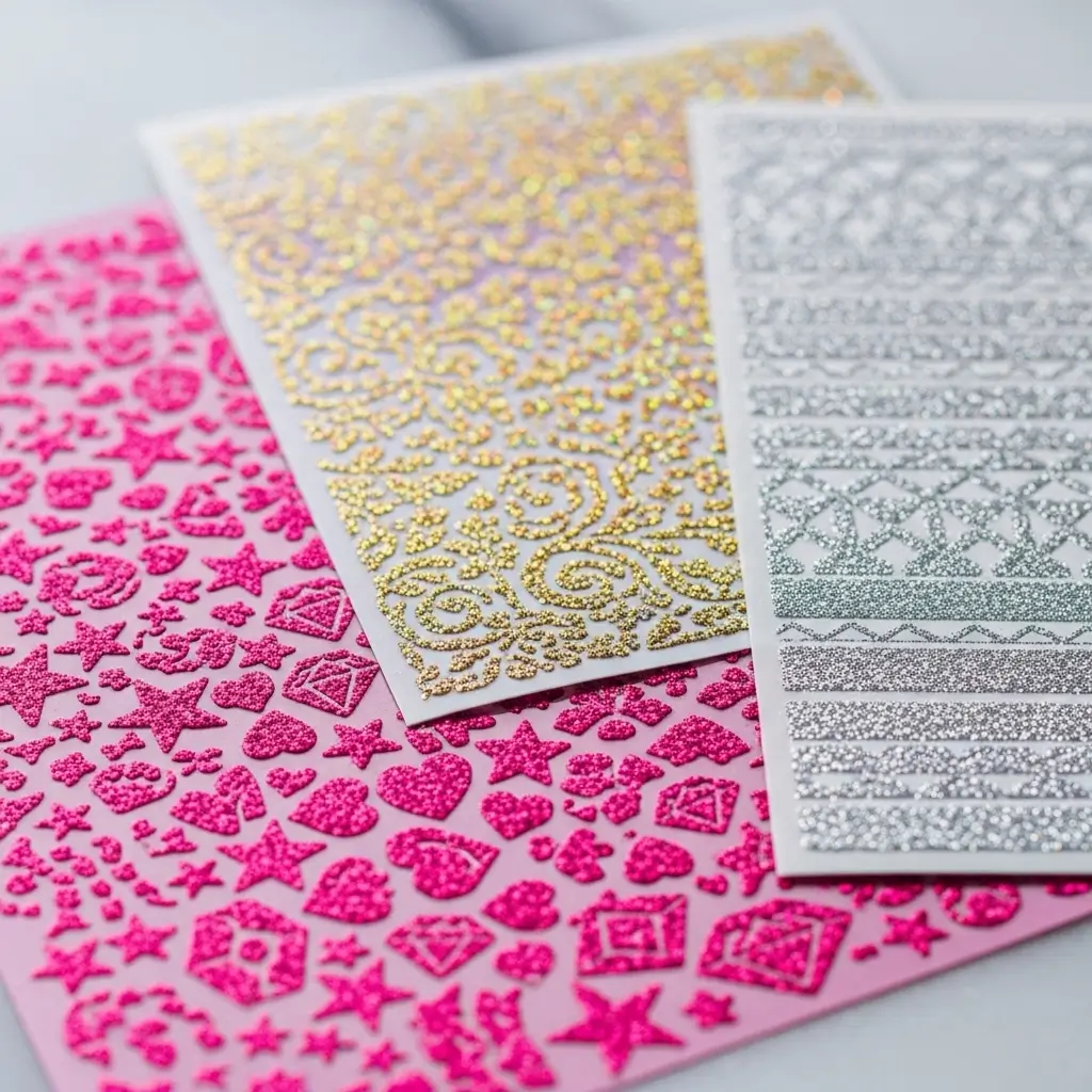 Glitter Sticker Bling