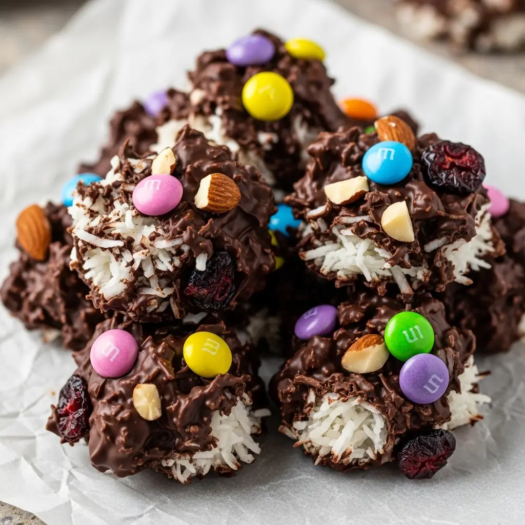 Chocolate Coconut Clusters