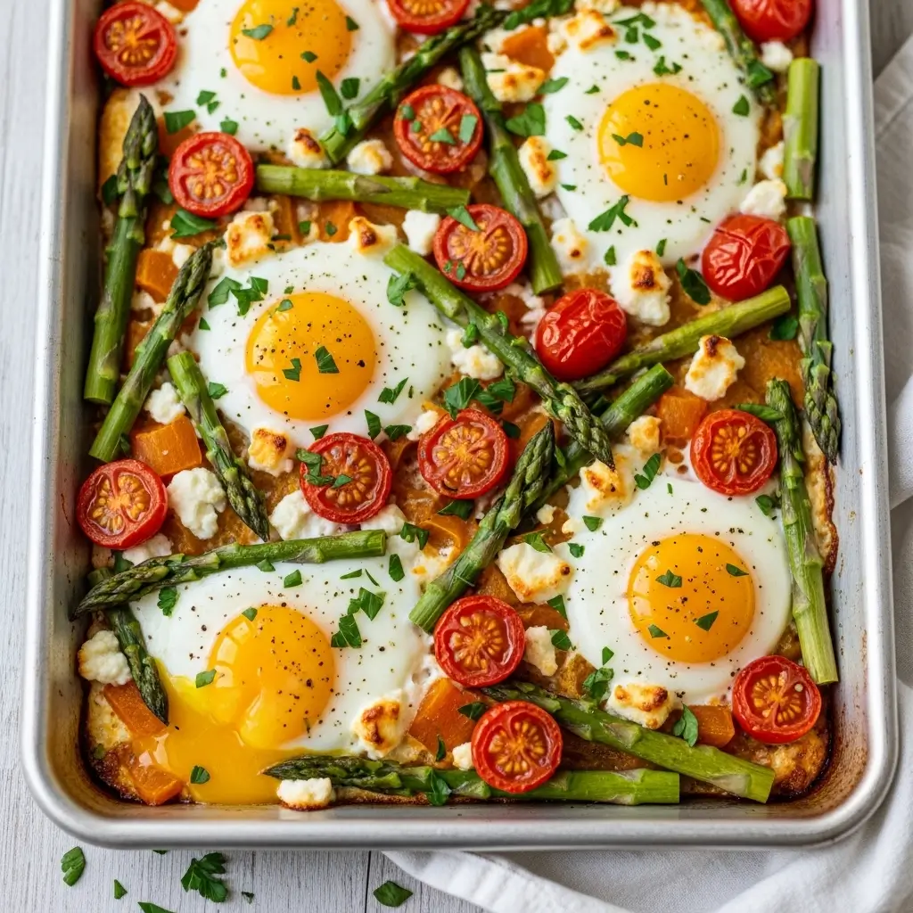  Sheet Pan Eggs with Veggies