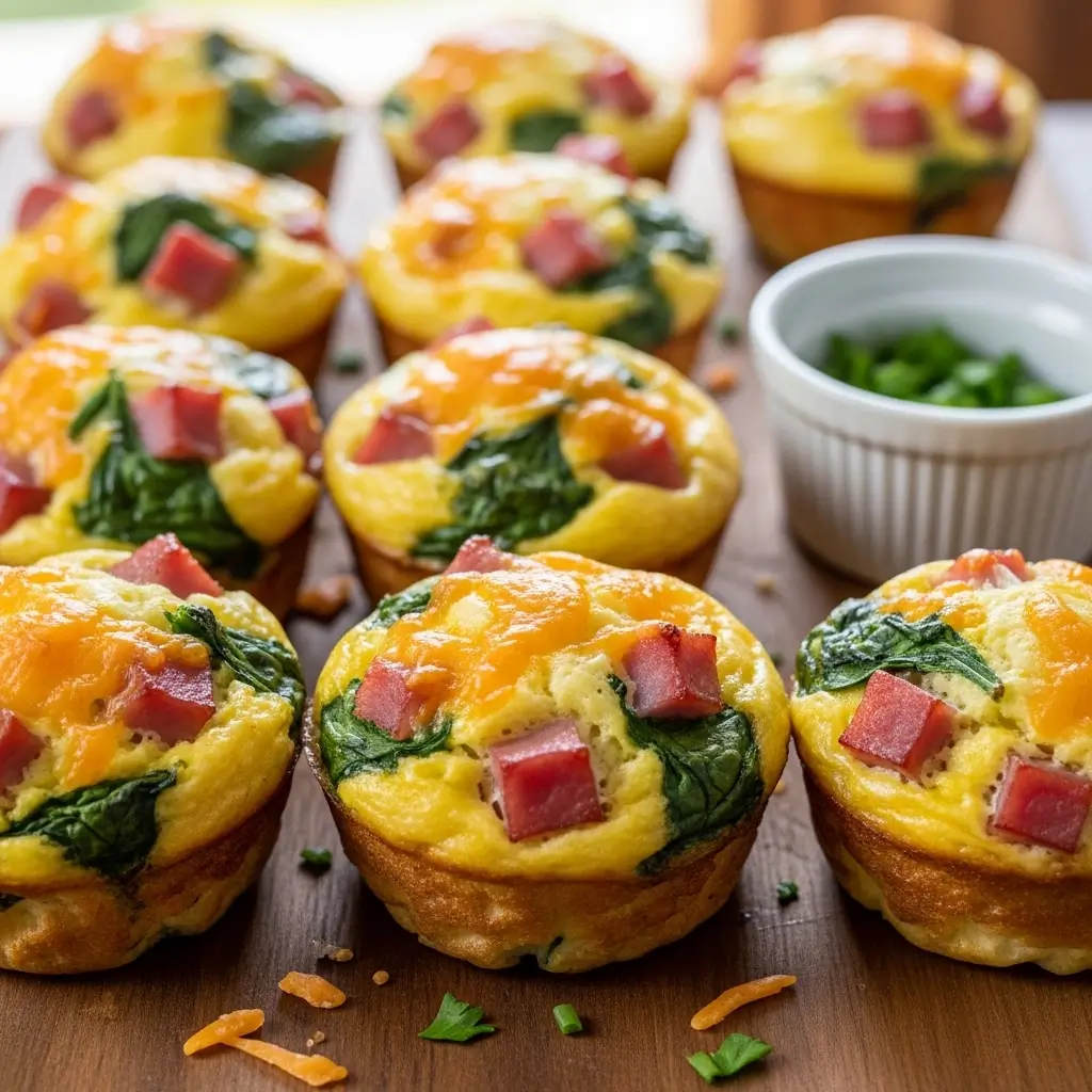 Ham and Cheese Egg Muffins